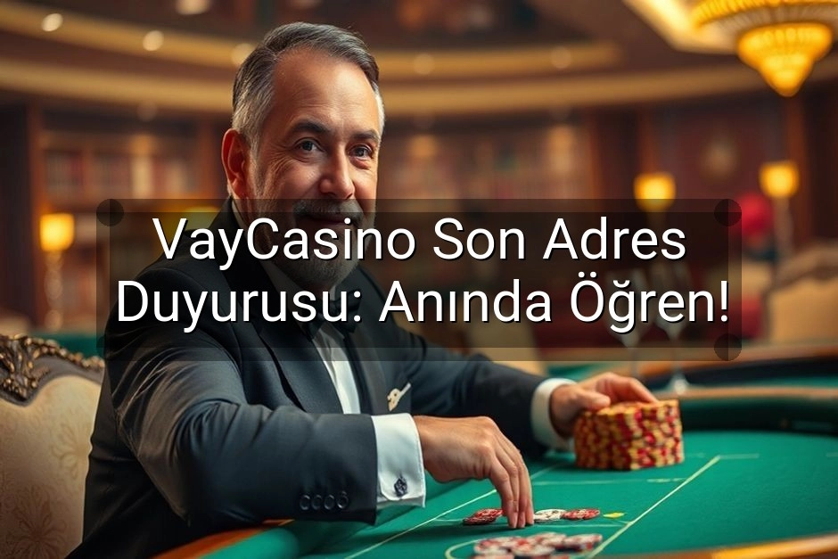 VayCasino Son Adres Duyurusu: Anında Öğren!